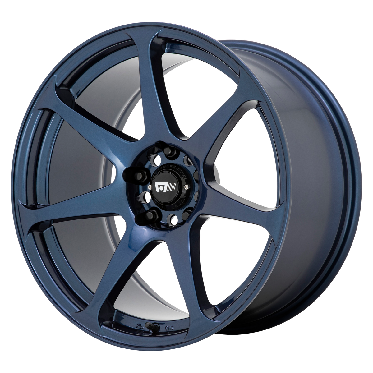 Motegi BATTLE Midnight Blue wheel view 4