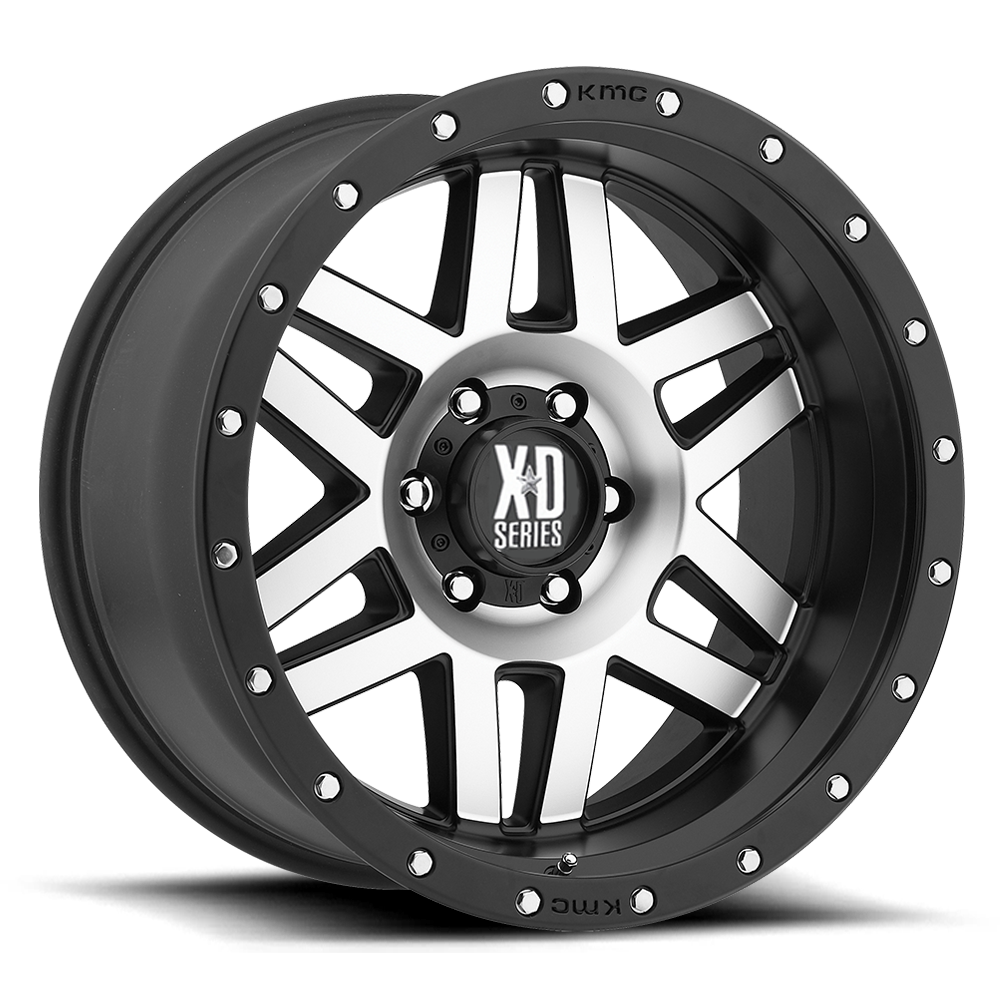 XD MACHETE Machined Blue Tint wheel