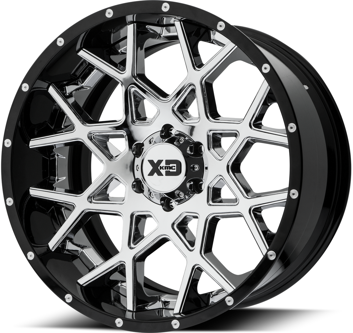 XD CHOPSTIX Chrome Center W/ G-Blk Mill Lp wheel