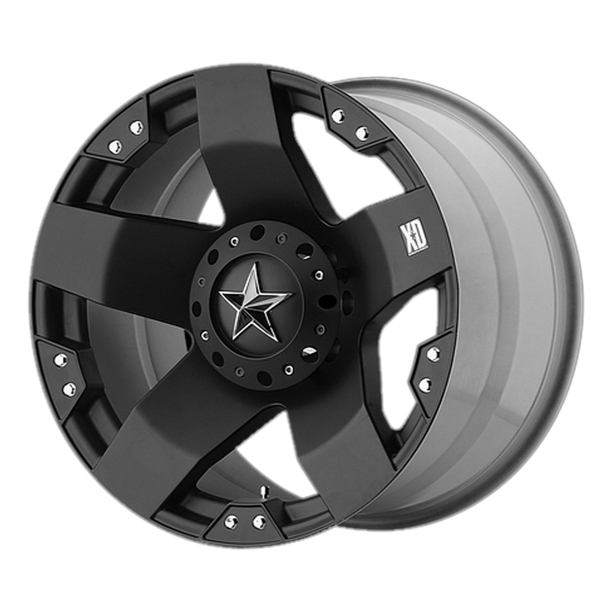 XD ROCKSTAR Matte Black wheel view 2