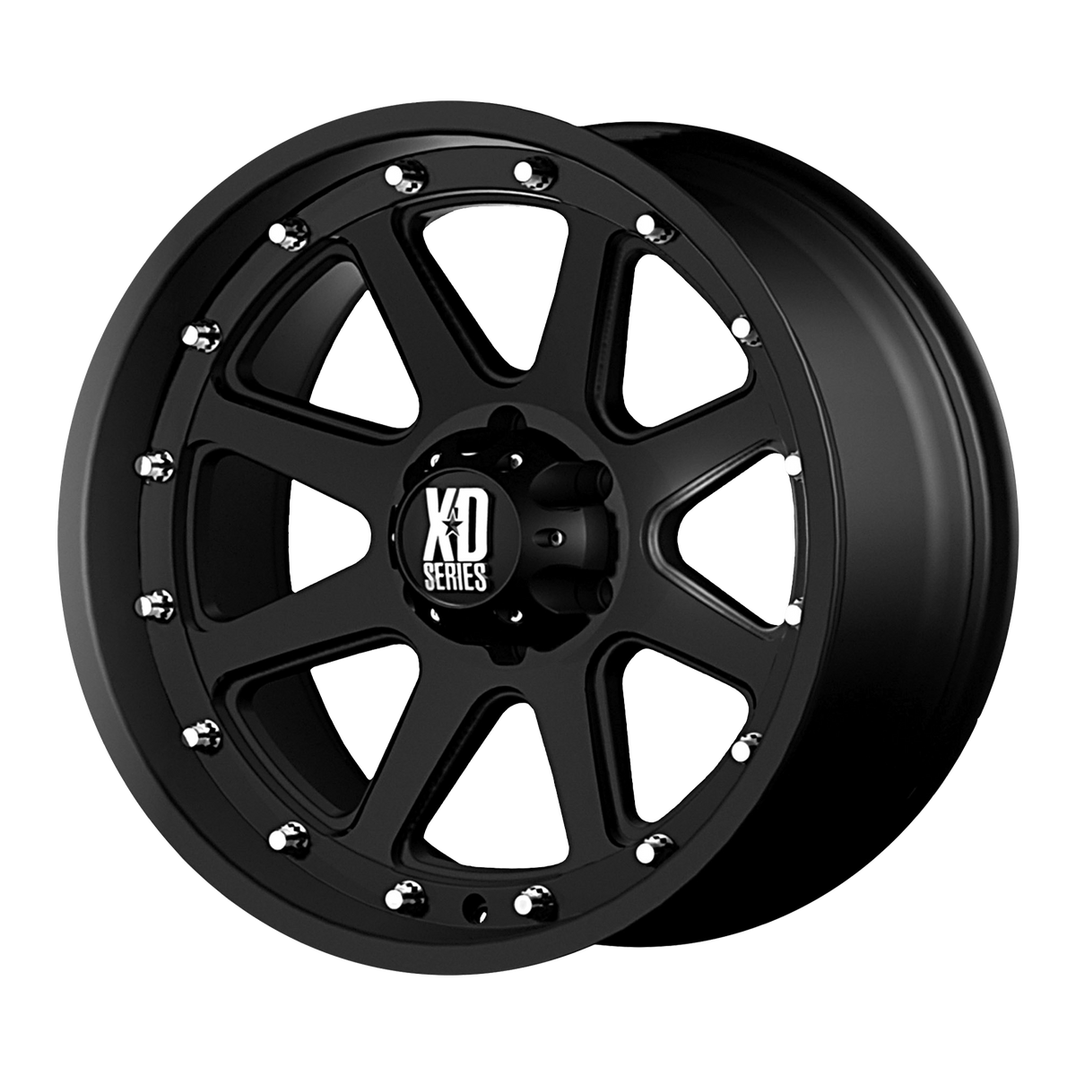 XD ADDICT Matte Black wheel view 2