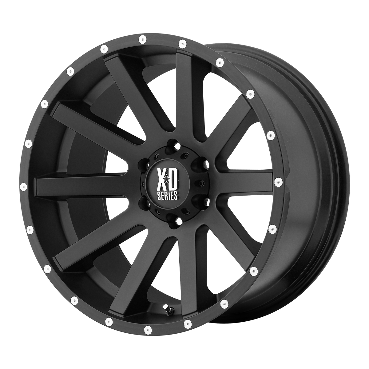XD HEIST Satin Black wheel view 2