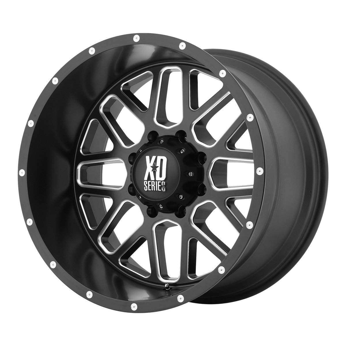 XD HEIST Satin Black Milled W/ Btcc wheel
