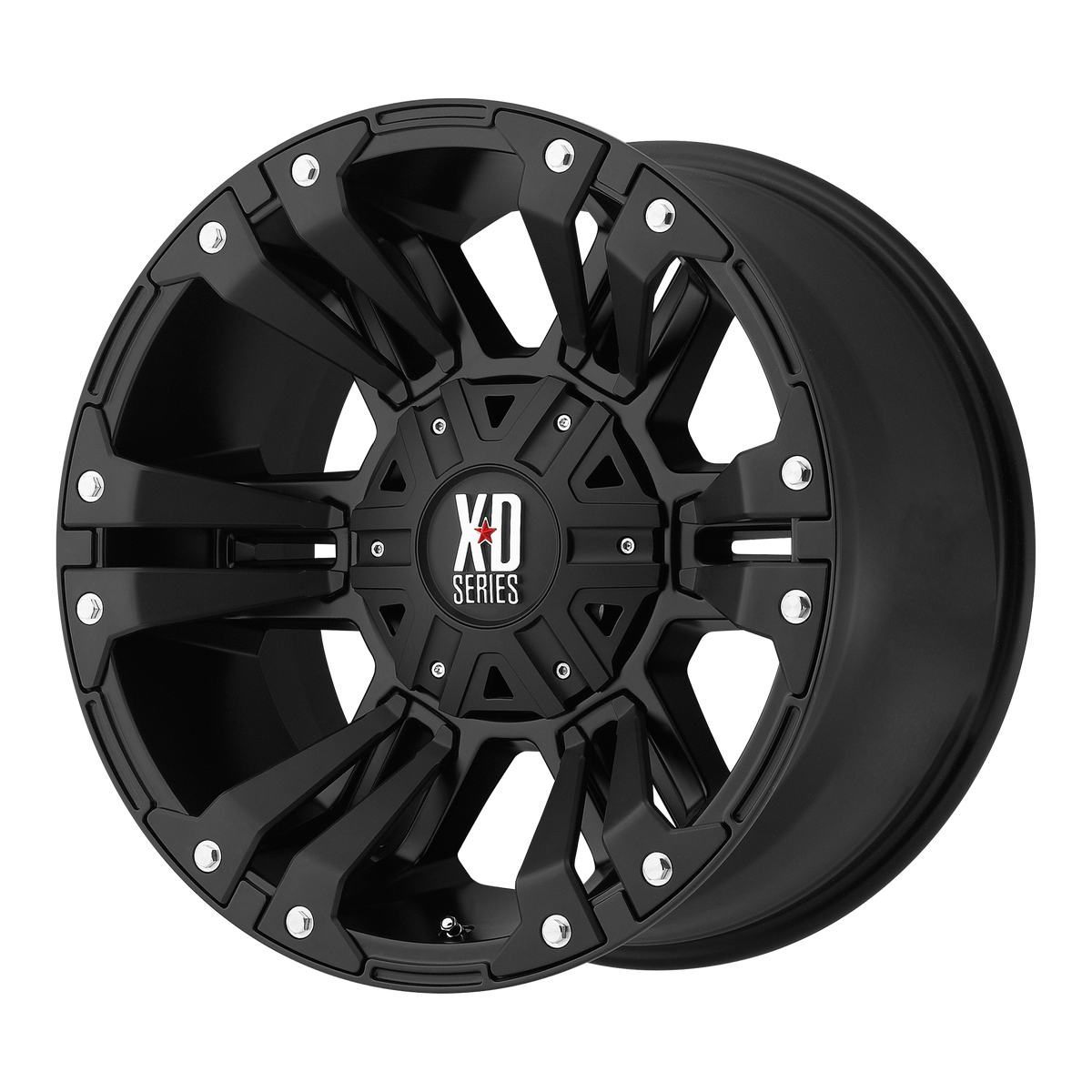 XD MONSTER II Matte Black wheel view 2