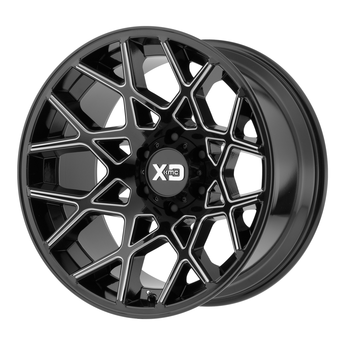 XD CHOPSTIX Gloss Black Milled wheel view 2