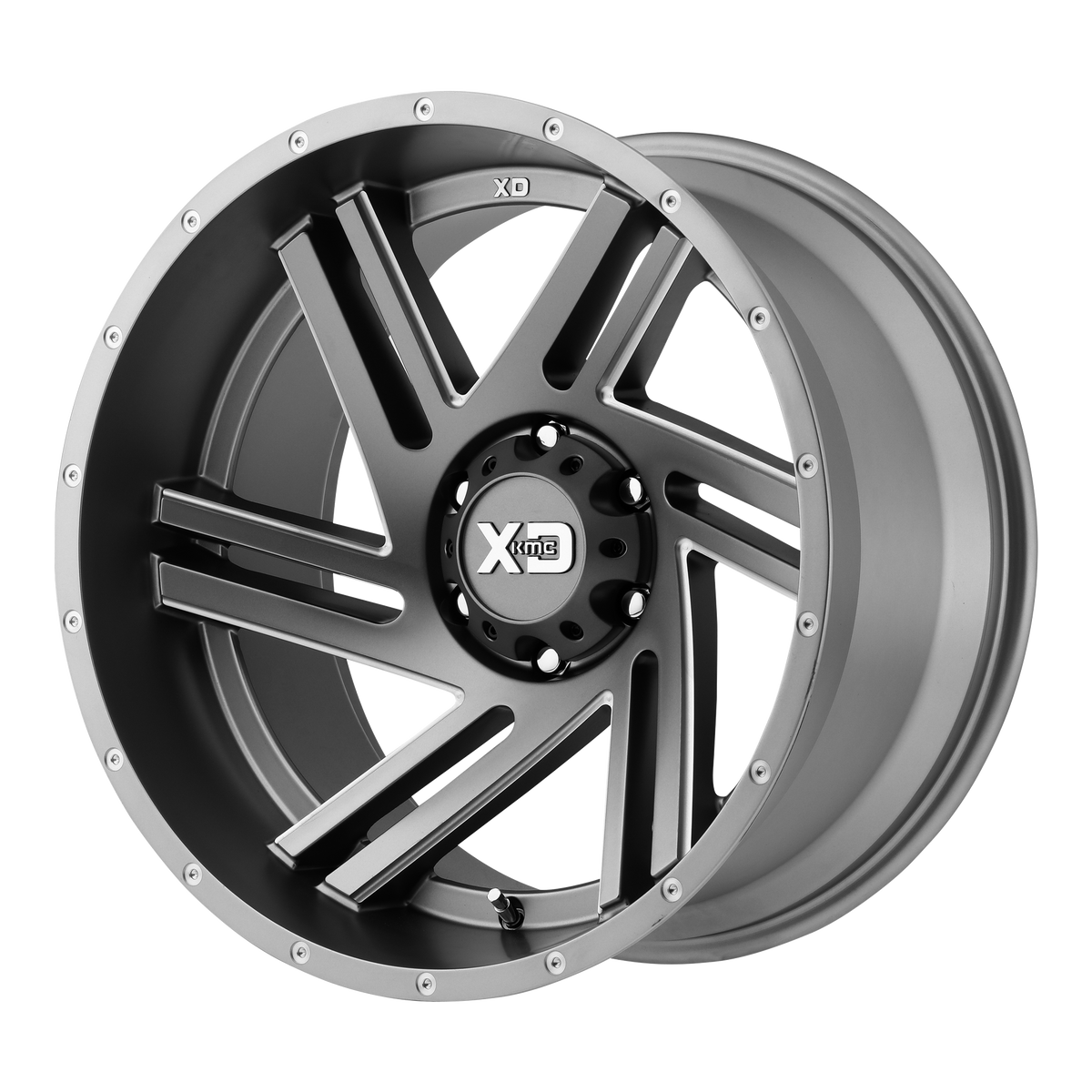 XD SWIPE Satin Gray Milled wheel view 2