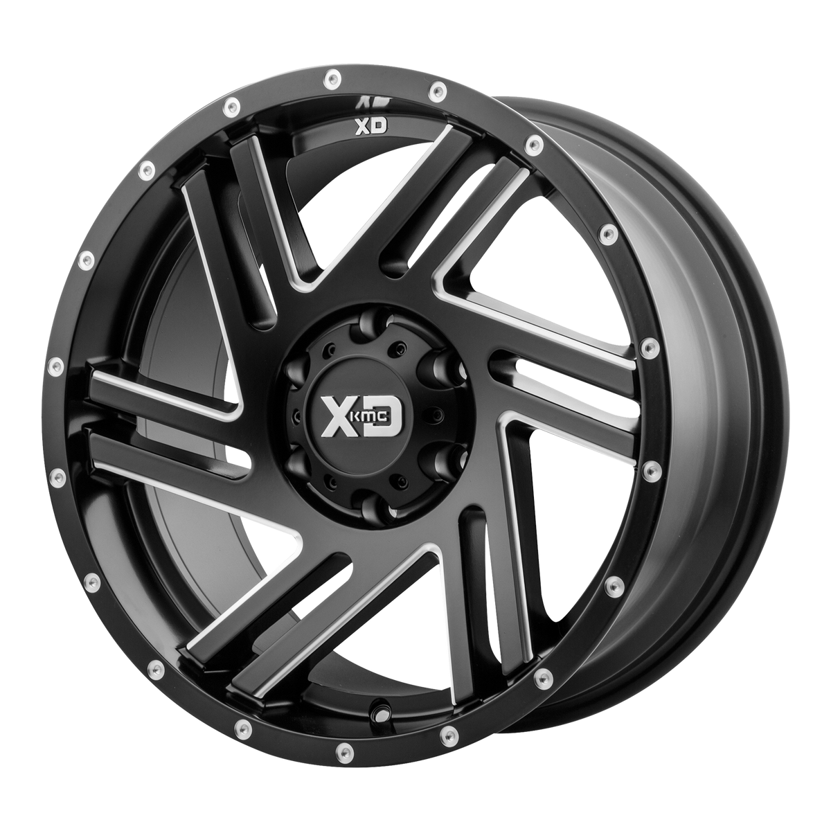 XD SWIPE Satin Black Milled wheel view 2
