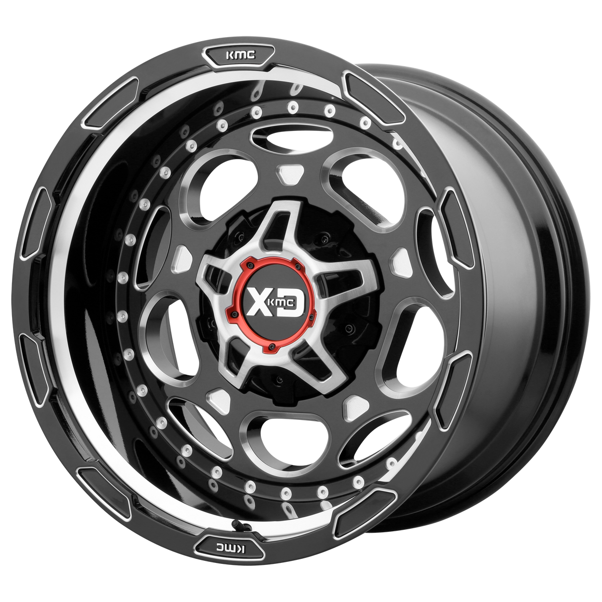 XD DEMODOG Gloss Black Milled wheel view 2