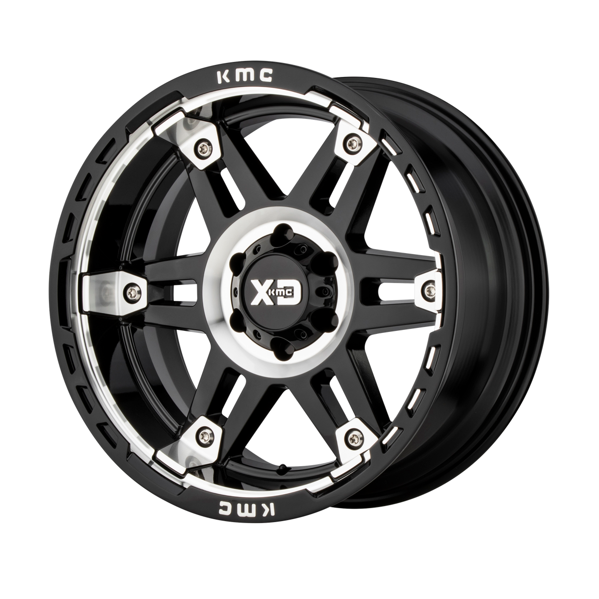 XD SPY II Gloss Black Machined wheel view 2