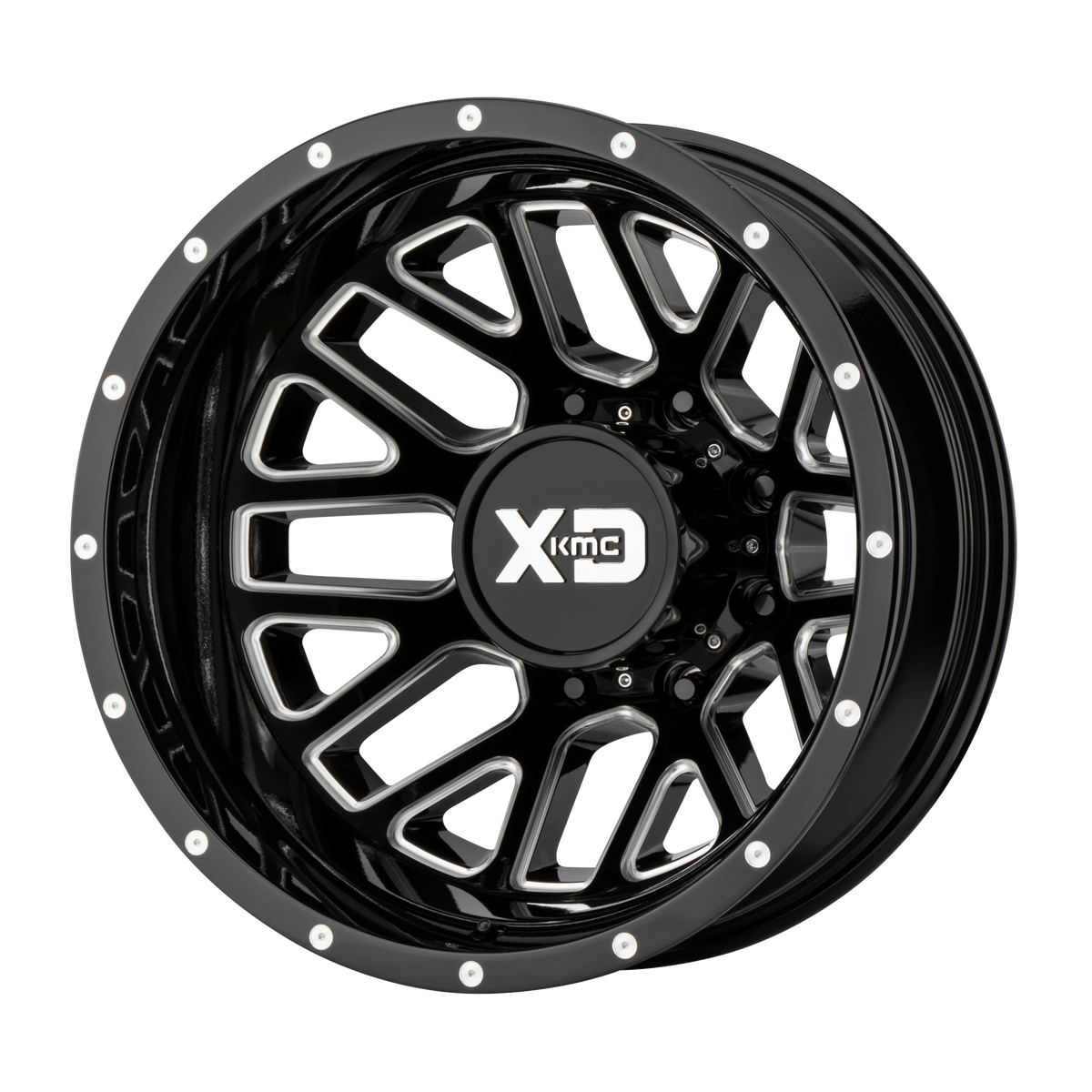 XD GRENADE DUALLY Gloss Black Milled wheel view 2
