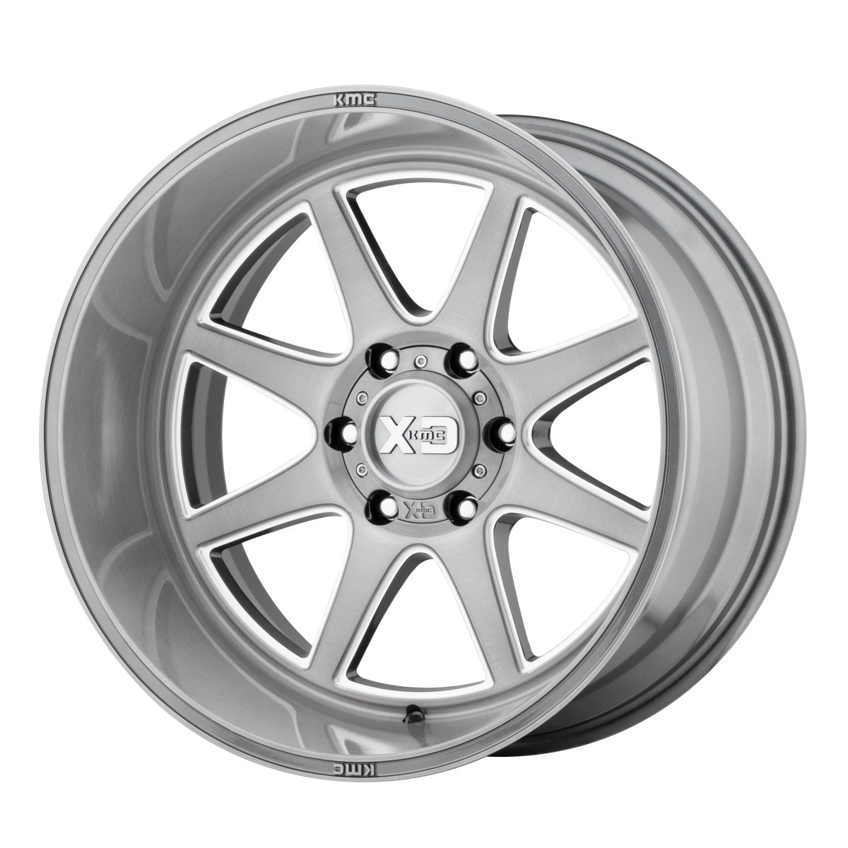 XD PIKE Titanium Brushed Milled wheel view 2