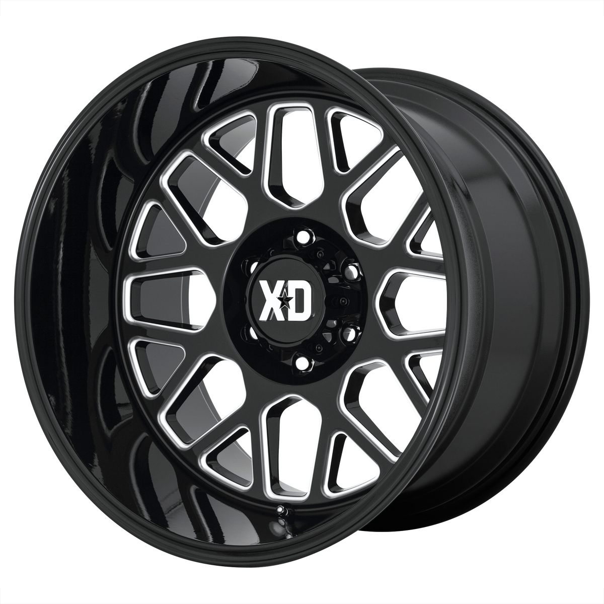 XD GRENADE II Gloss Black Milled wheel view 3