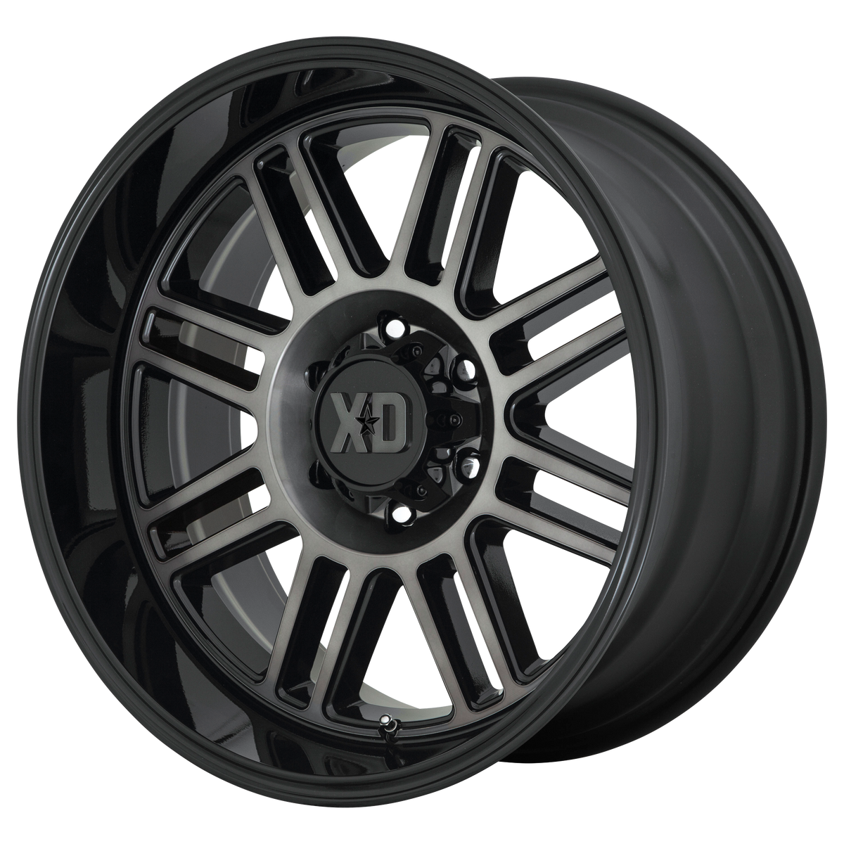 XD CAGE Gloss Black W/ Gray Tint wheel view 3