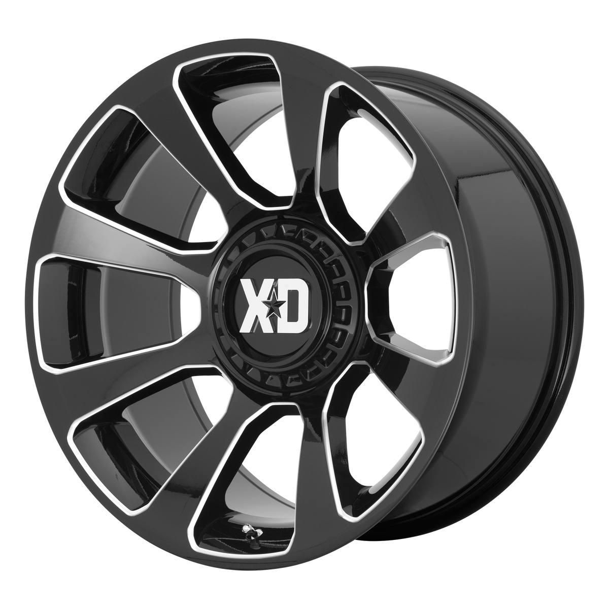 XD REACTOR Gloss Black Milled wheel view 3