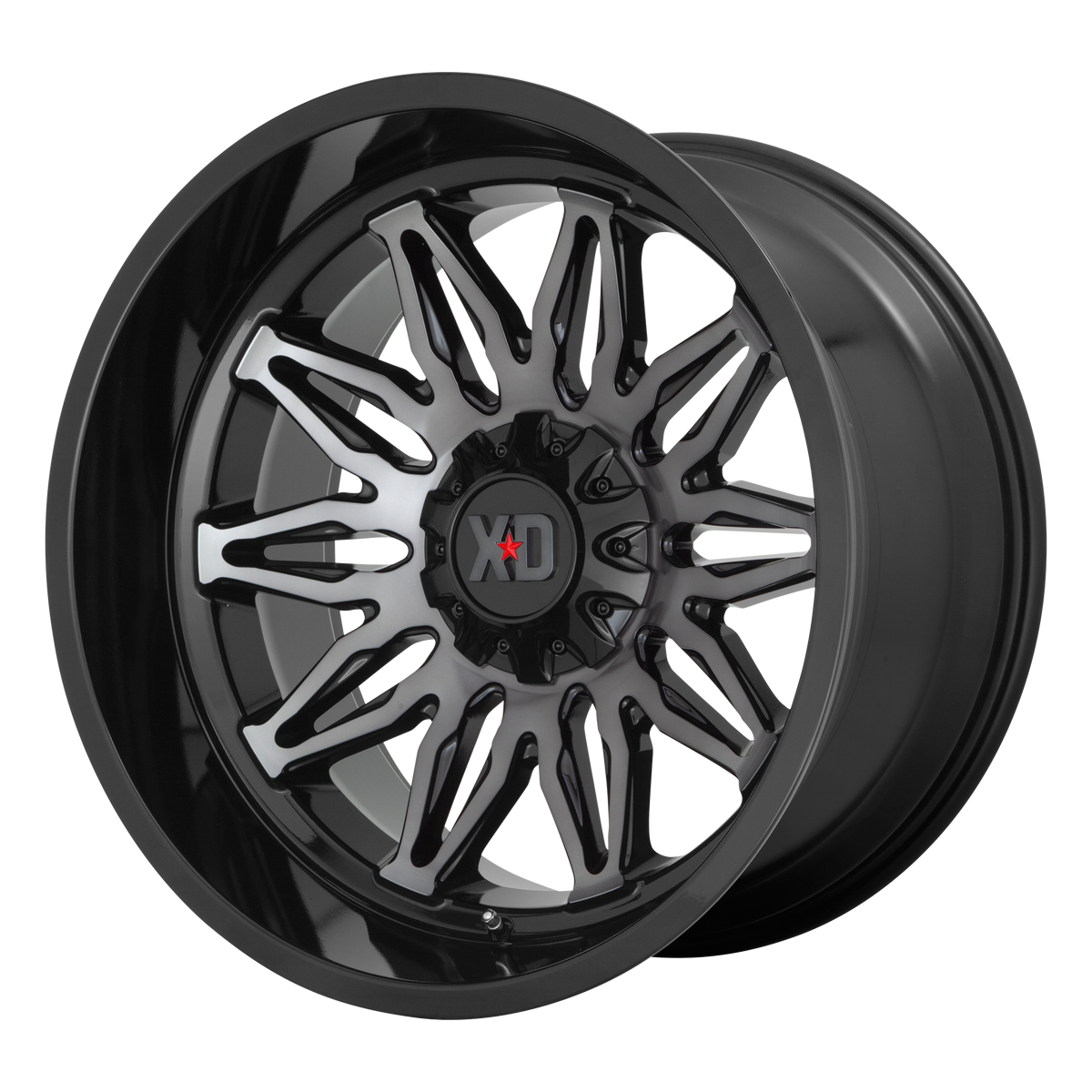 XD GUNNER Gloss Black Mach W/ Gray Tint wheel view 3