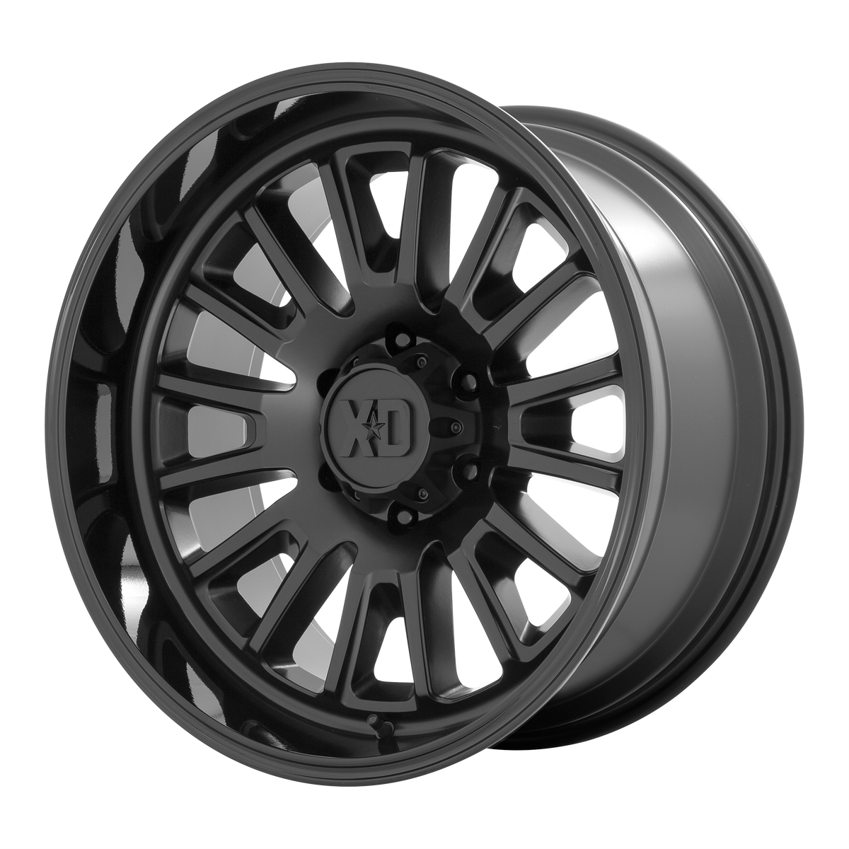 XD ROVER Satin Black W/ Gloss Black Lip wheel view 3