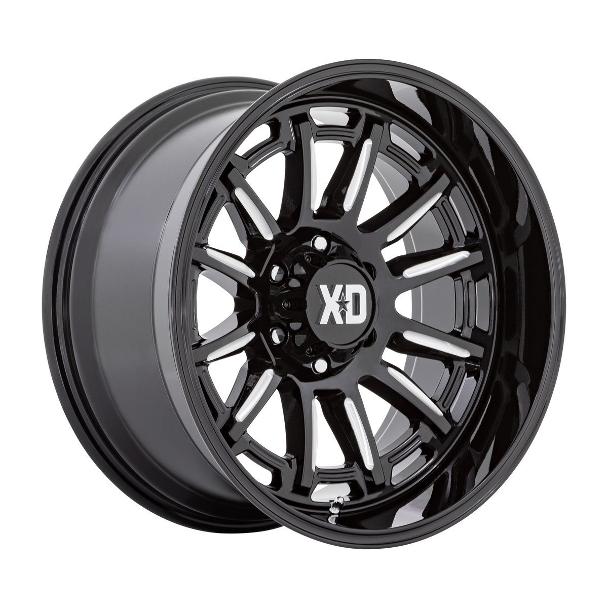 XD PHOENIX Gloss Black Milled Wheels