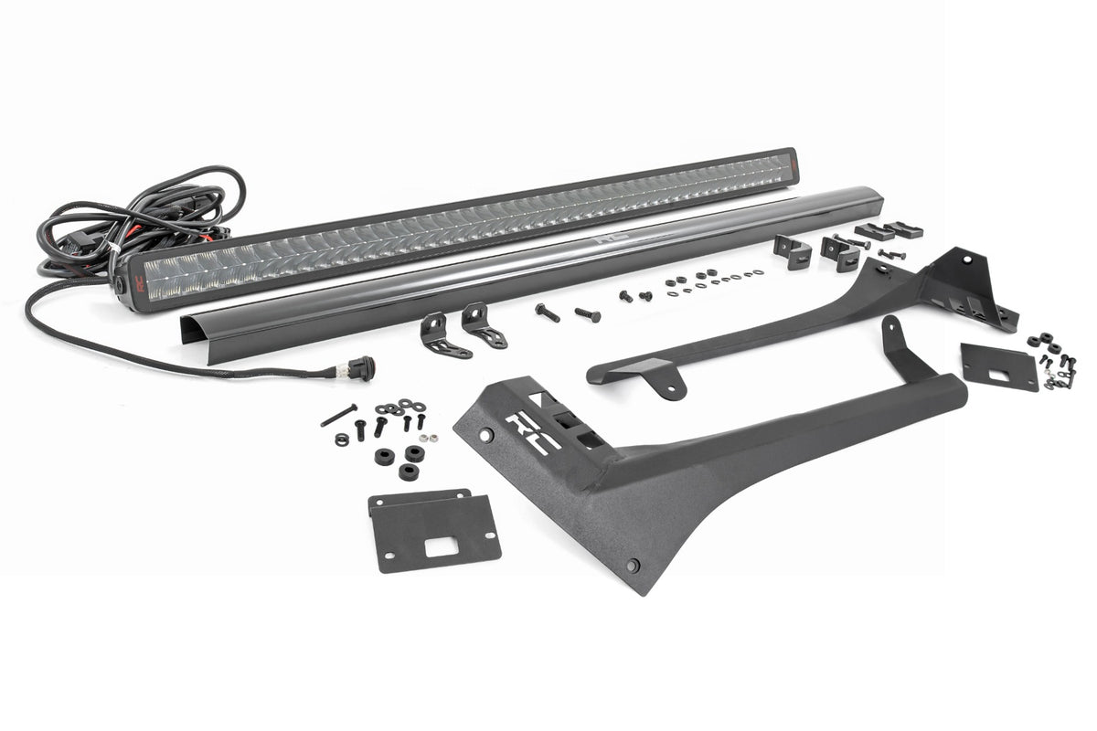 LED Light Kit | Windshield | 50" Spectrum Dual Row | Jeep Gladiator JT/Wrangler JL (18-26)
