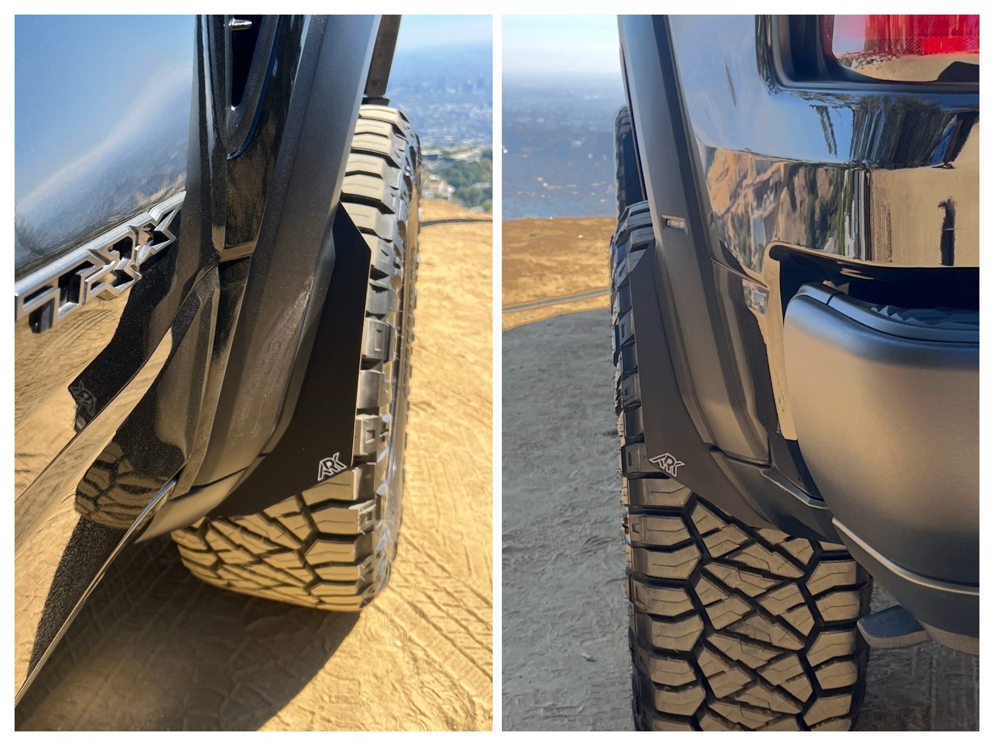 Ark Splash Guards 2020+ Toyota Highlander TriXPoly Micros Flares