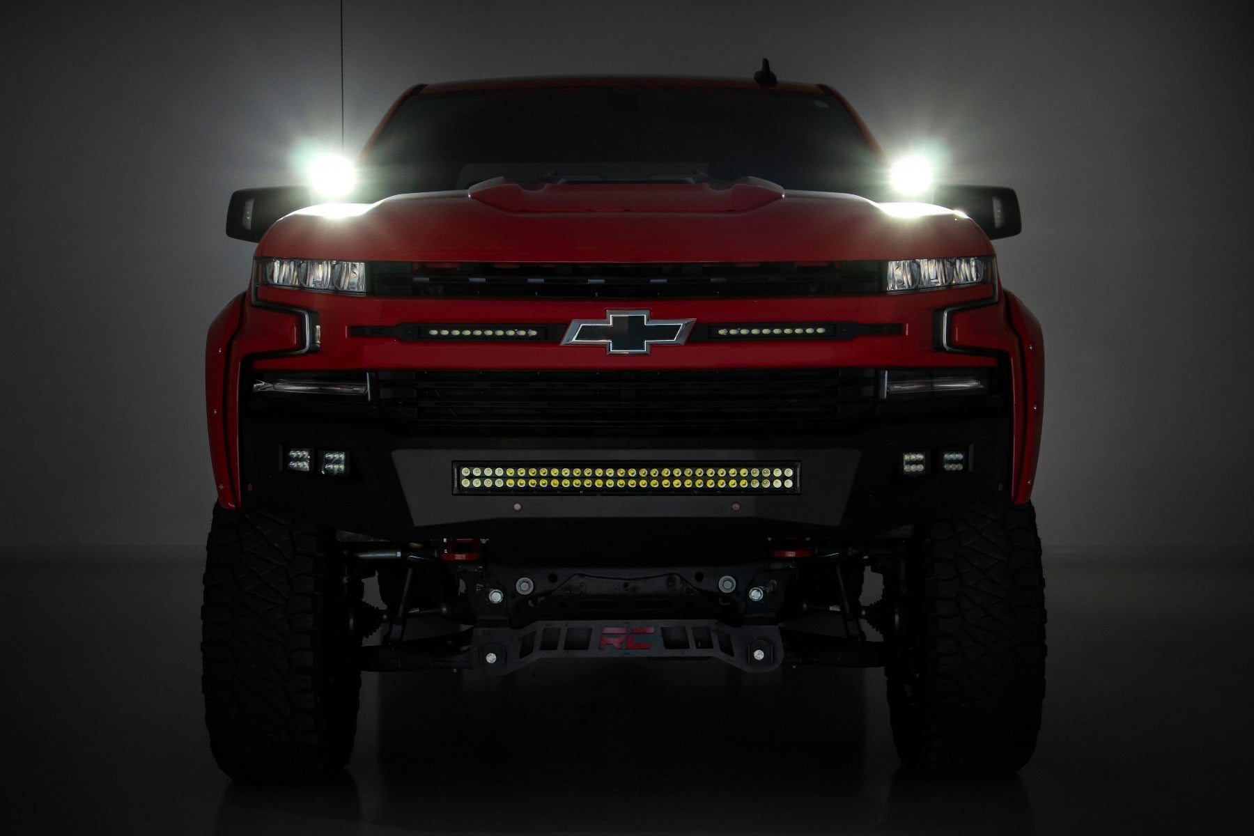 LED Light Kit | Ditch Mount | 2" Spectrum Pair | Spot | Chevy Silverado 1500 (19-26)