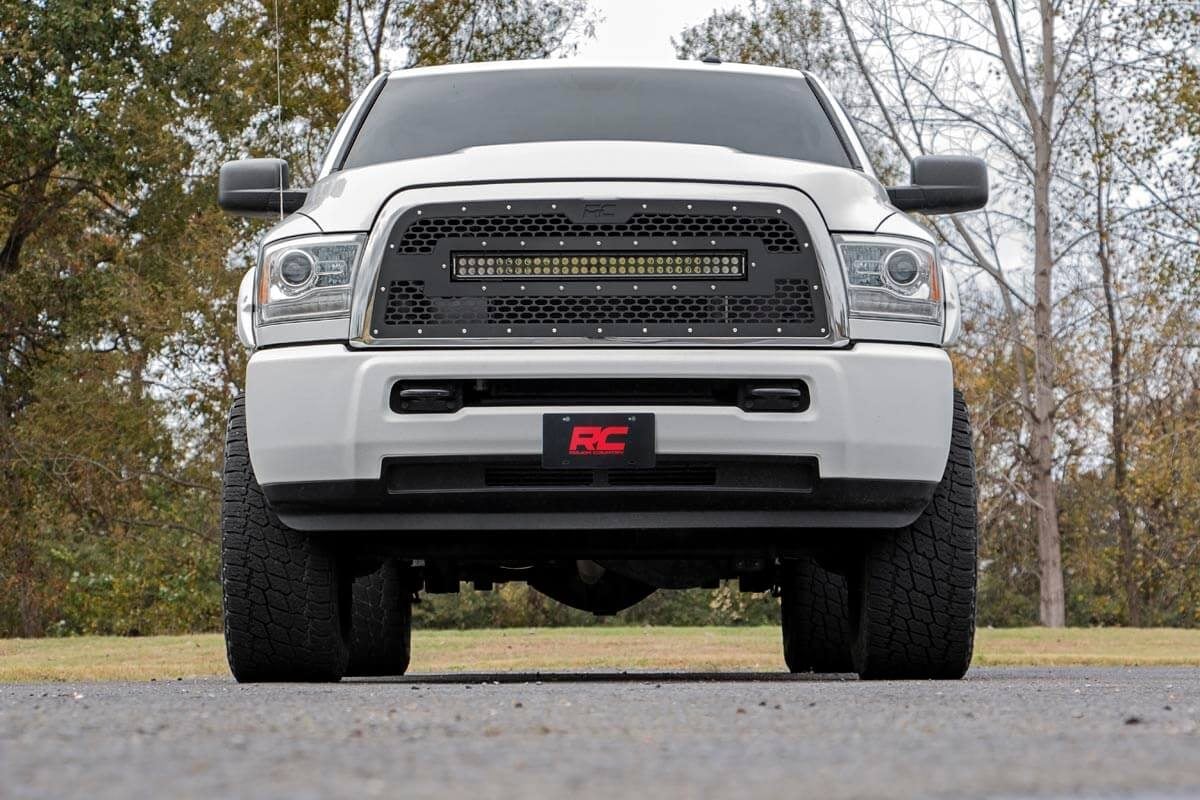 Rough Country Dual 30 inch LED Mesh Grille Kit for 2013-2018 Ram 2500 & 3500