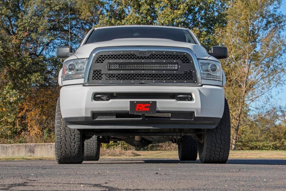 Rough Country Dual 30 inch LED Mesh Grille Kit for 2013-2018 Ram 2500 & 3500