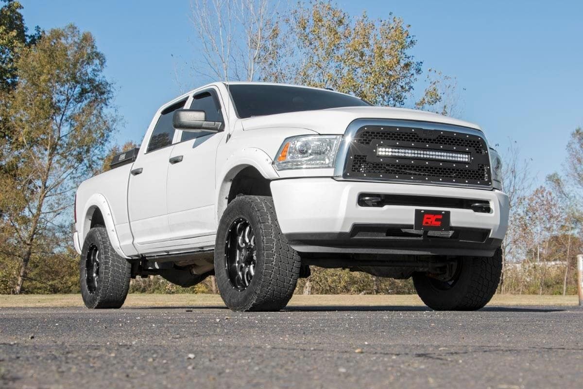 Rough Country Dual 30 inch LED Mesh Grille Kit for 2013-2018 Ram 2500 & 3500