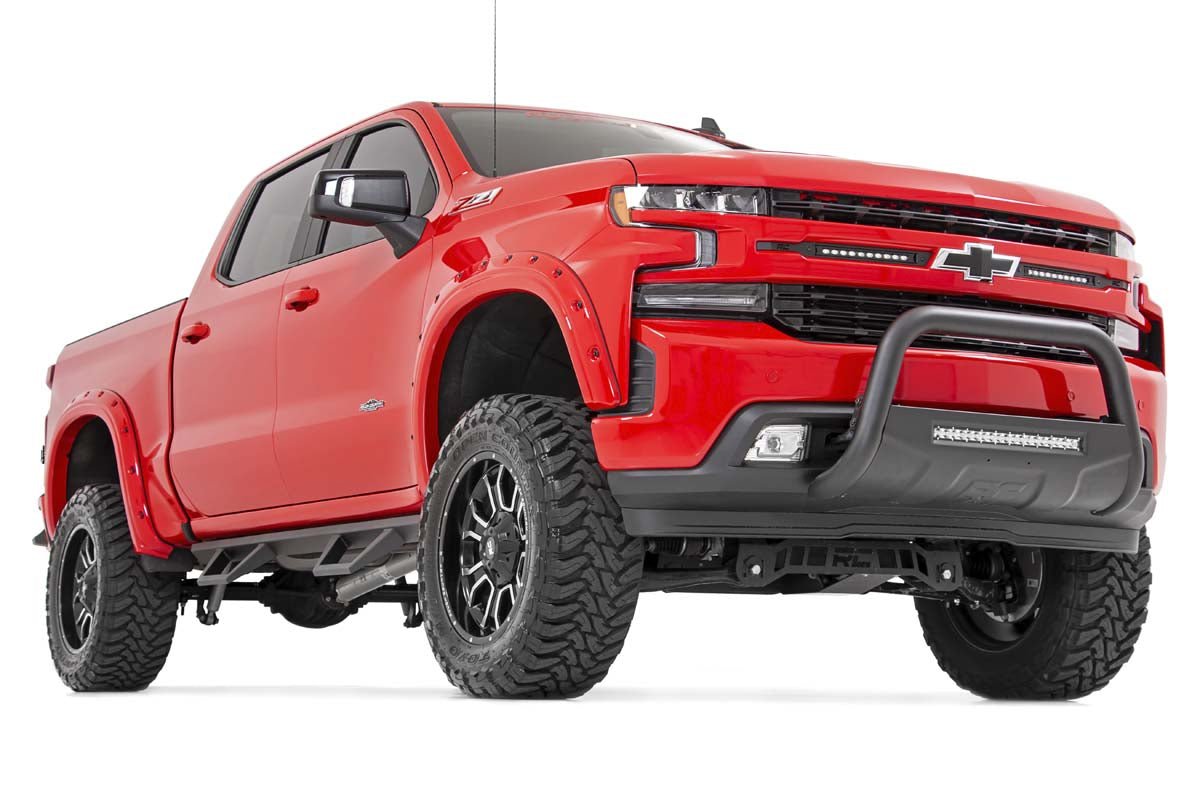 Rough Country Dual 10 inch LED Grille Kit for 2019-2022 Chevy Silverado 1500