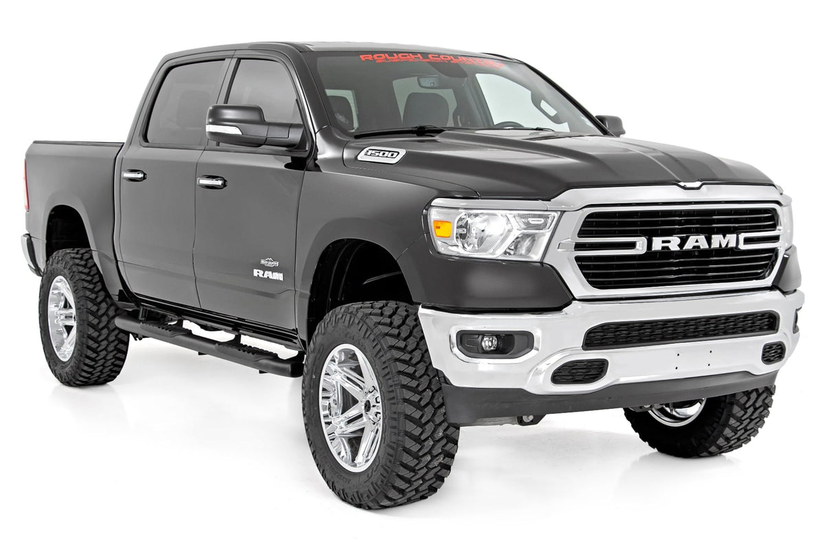 Oval Nerf Step | Crew Cab | Black | Ram 1500 (19-26)/1500 TRX (21-24)
