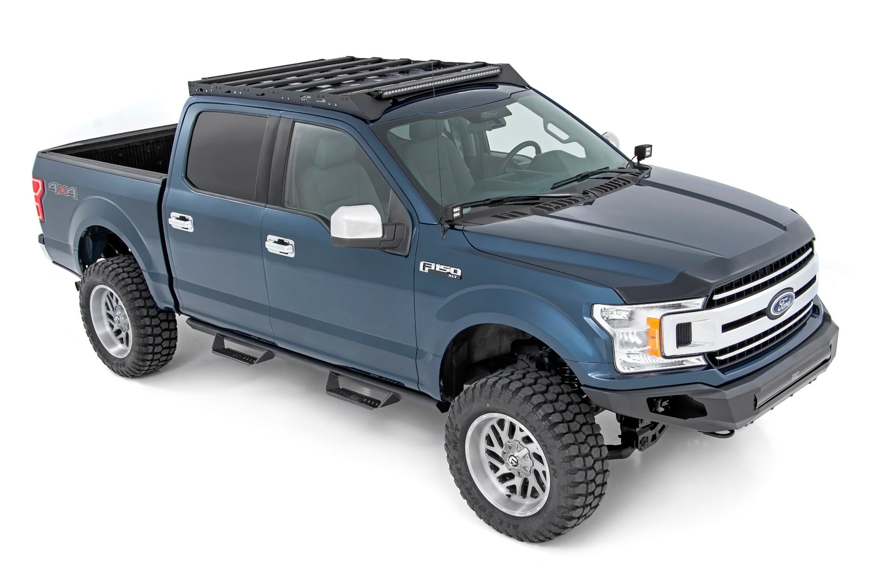 LED Light Kit | Ditch Mount | 2" Black Pair | Flood | Ford F-150 (15-26)/F-150 Lightning (22-26)