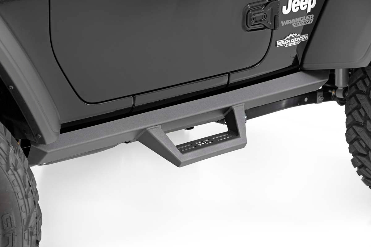 Contoured Drop Steps | 2 Door | Jeep Wrangler JL 4WD (2018-2026)