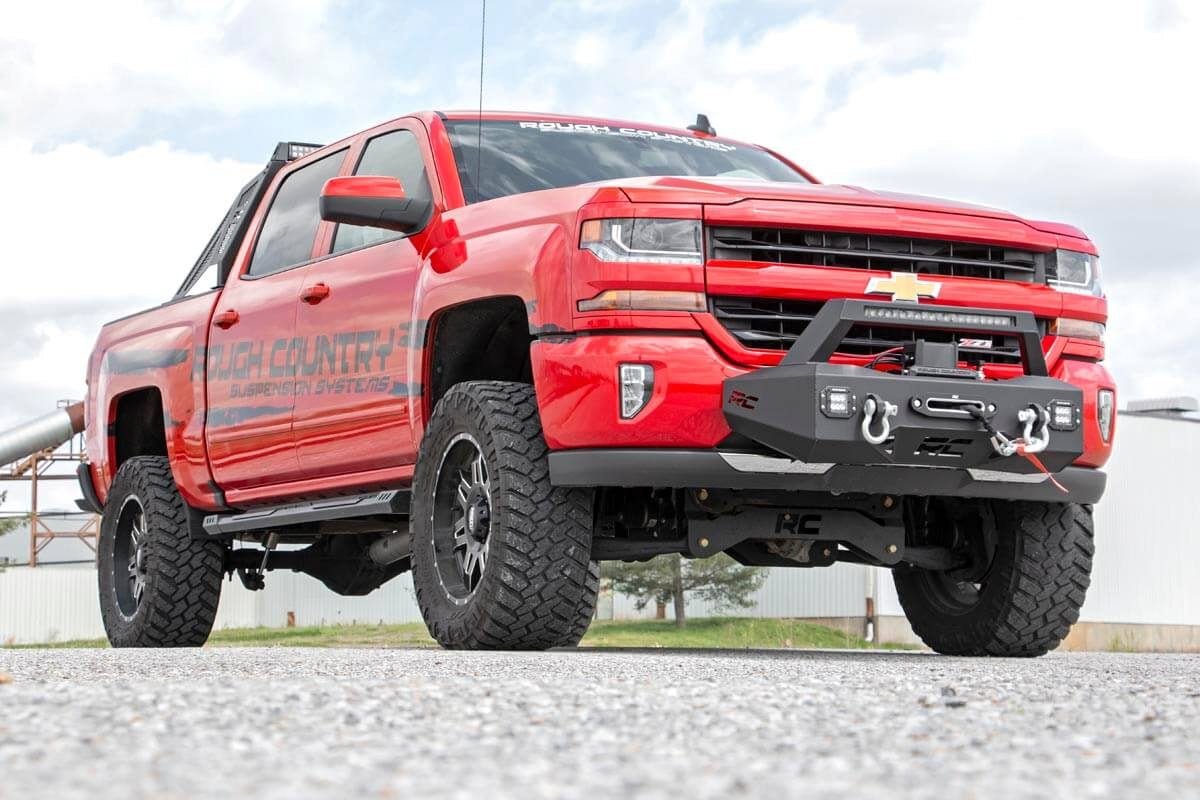 Rough Country 10761 EXO Winch Mount Kit for 2007-2018 Silverado 1500 2wd/4wd