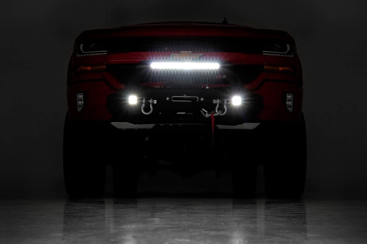 Rough Country 10761 EXO Winch Mount Kit for 2007-2018 Silverado 1500 2wd/4wd