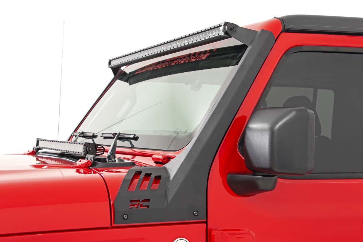LED Light Kit | Windshield | 50" Spectrum Single Row | Jeep Gladiator JT/Wrangler JL (18-26)