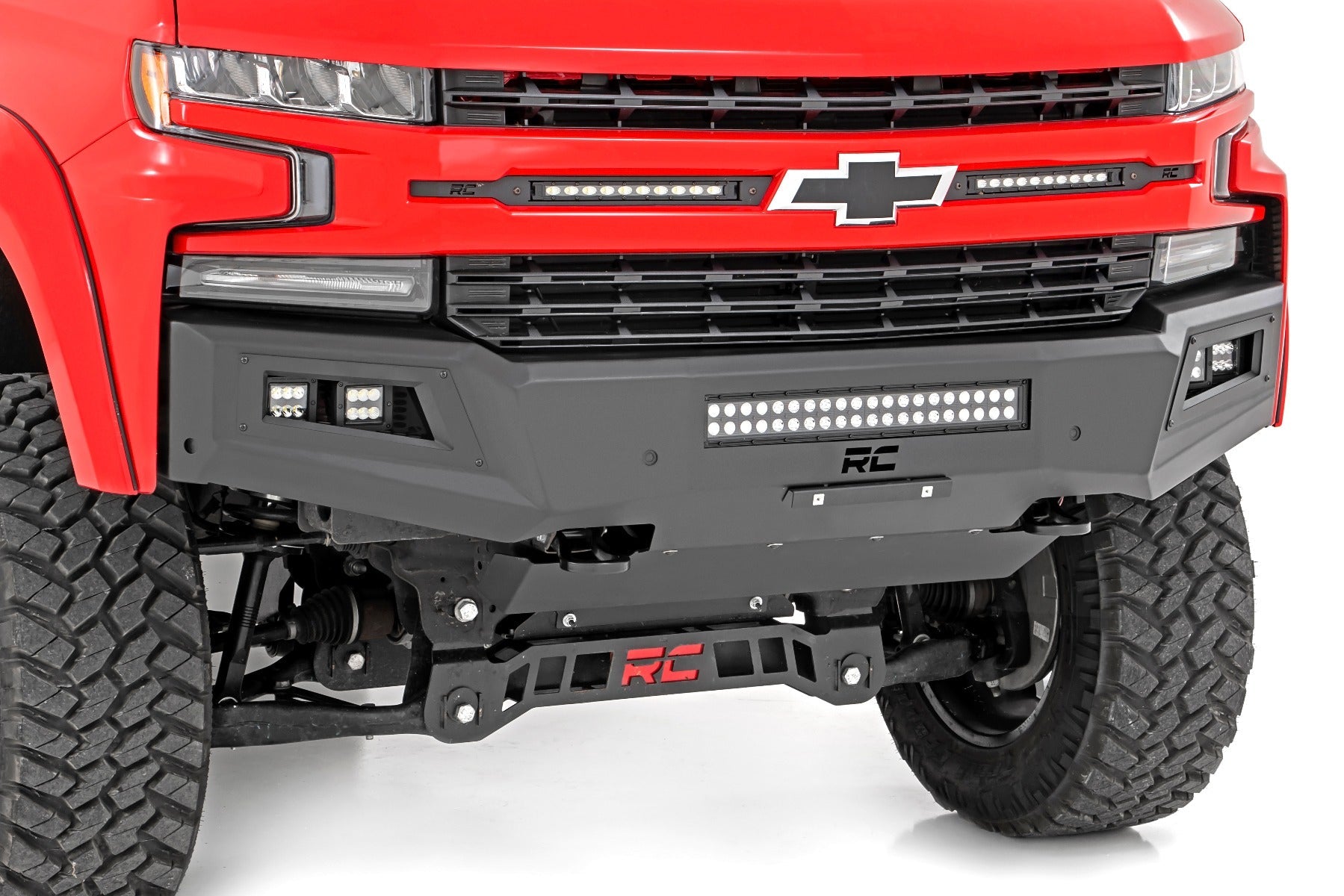 Rough Country 10757A High Clearance LED Front Bumper for 2019-2022 Silverado 1500