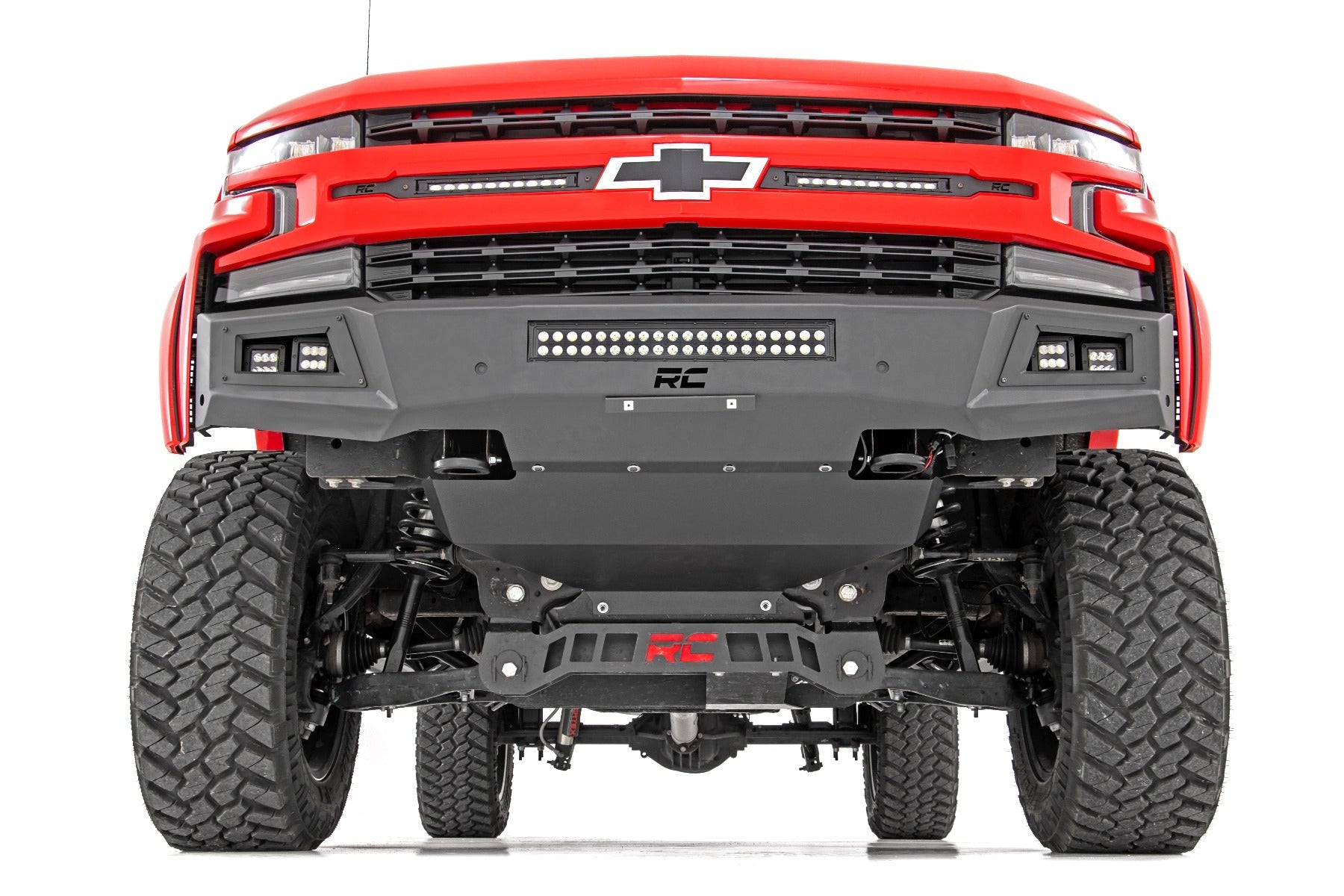 Rough Country 10757A High Clearance LED Front Bumper for 2019-2022 Silverado 1500