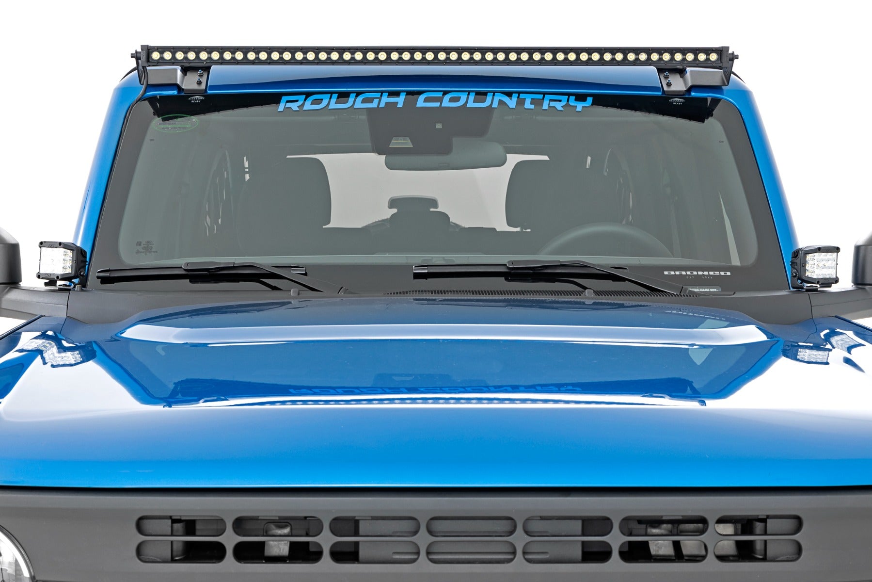 LED Light Kit | Ditch Mount | 2" Black Pair | Amber DRL | Ford Bronco (21-26)