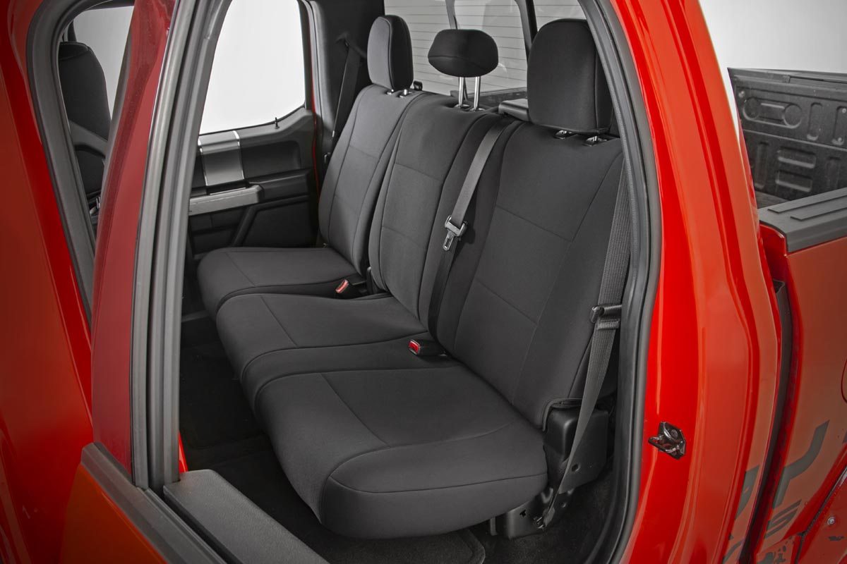 Seat Covers | FR Bucket and RR Bench | Ford F-150/Lightning/F-250/F-350 (15-26)