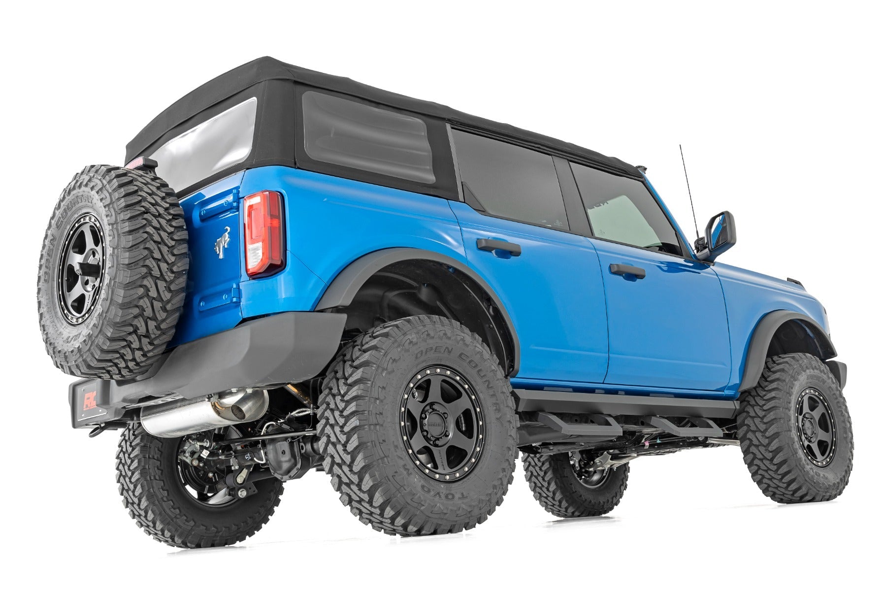 RC 3.5 Inch Lift Kit with performance M1R Reservoir Struts for 2021-2026 Ford Bronco