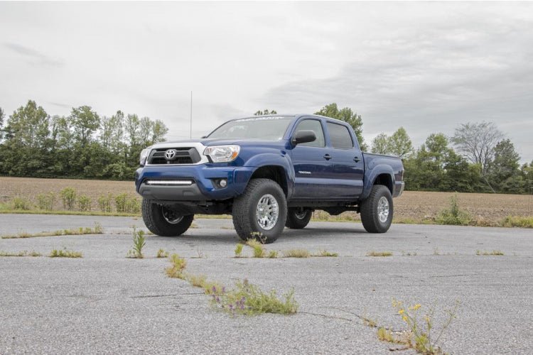 Rough Country 74550 Bolt On 3" Suspension Lift Kit for 2005-2023 Toyota Tacoma + Vertex Coilovers