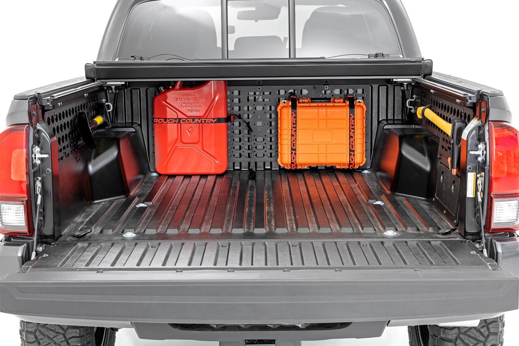 Rough Country 73105 Molle Bed Mounting Panels for 2005-2024 Toyota Tacoma 2WD/4WD