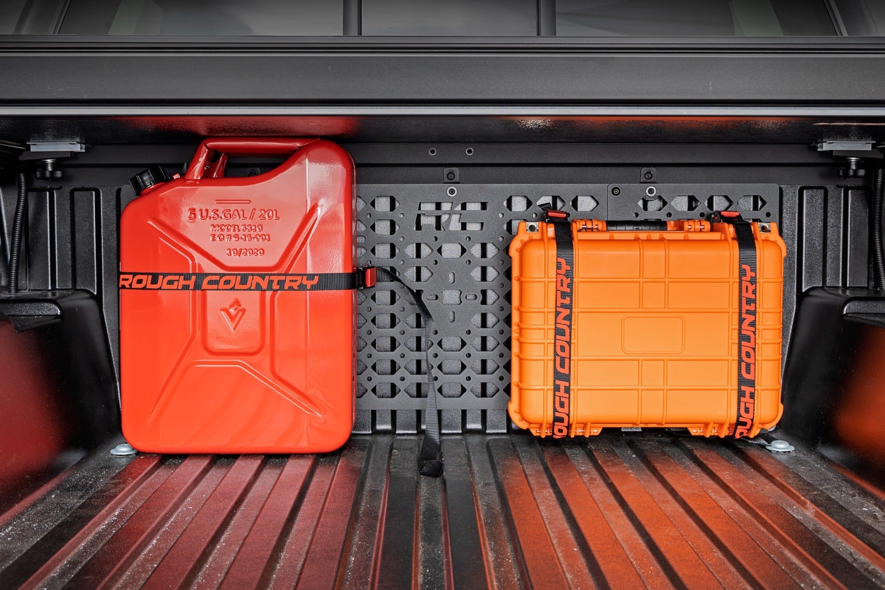 Rough Country 73105 Molle Bed Mounting Panels for 2005-2024 Toyota Tacoma 2WD/4WD