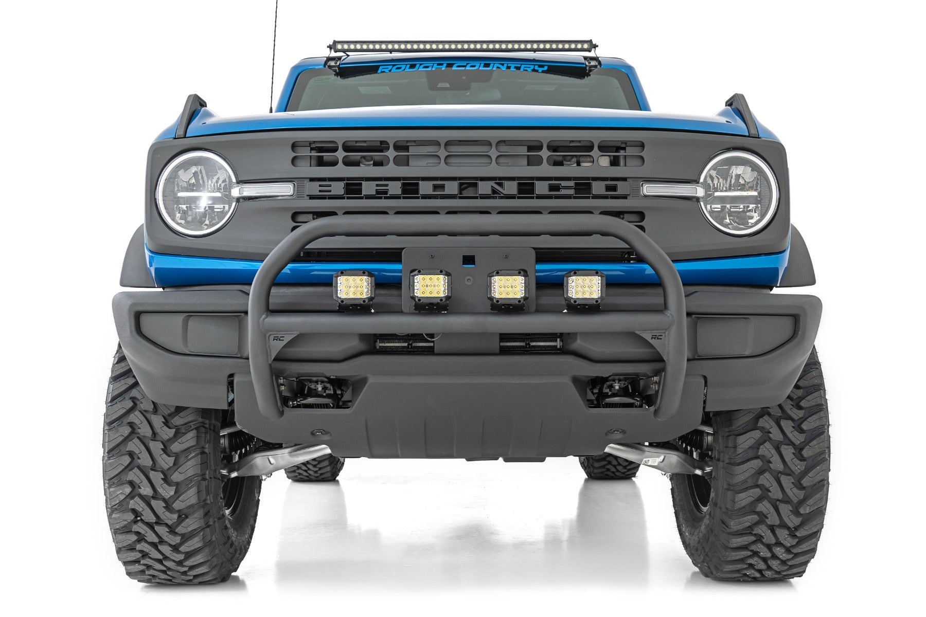 Nudge Bar | 20 Inch BLK DRL Single Row LED | Ford Bronco 4WD (2021-2026)