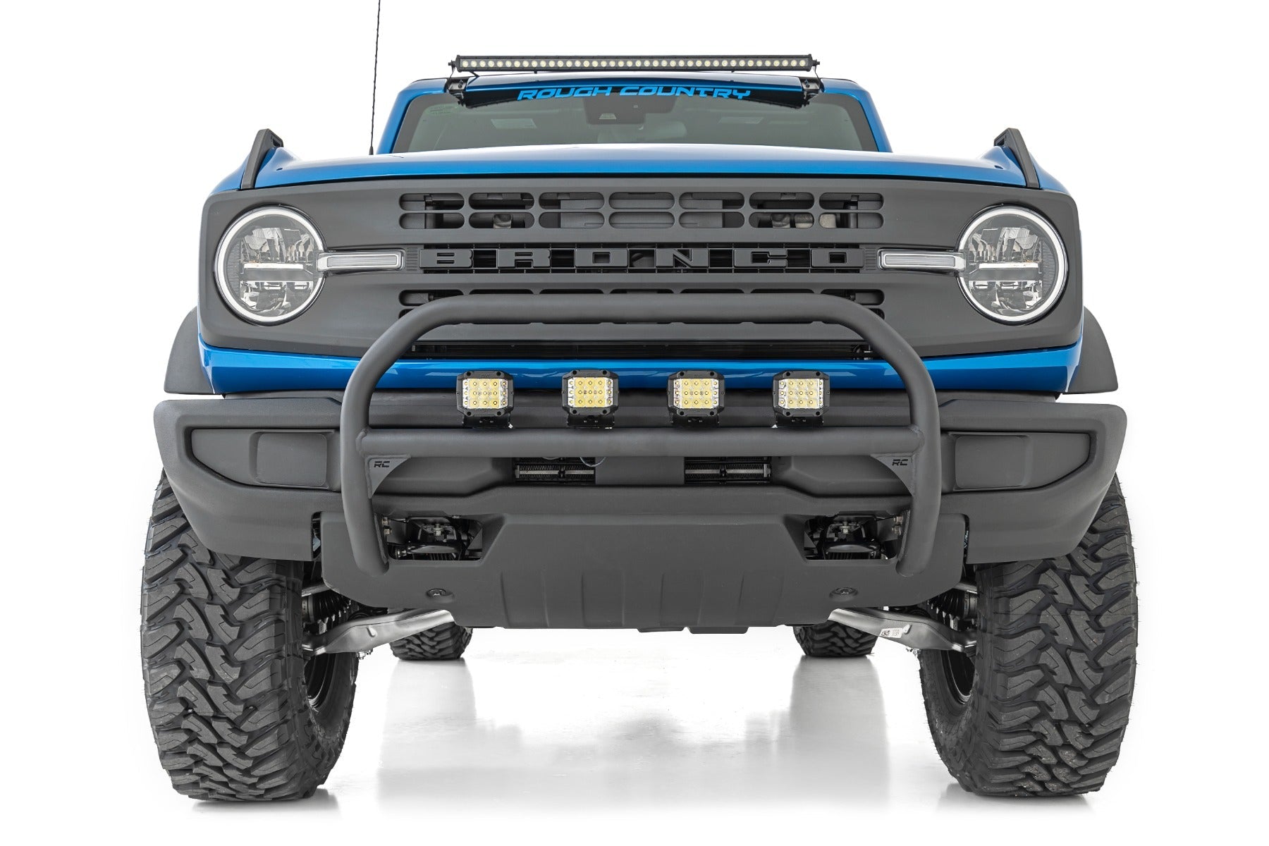 RC 3.5 Inch Lift Kit with performance M1R Reservoir Struts for 2021-2026 Ford Bronco