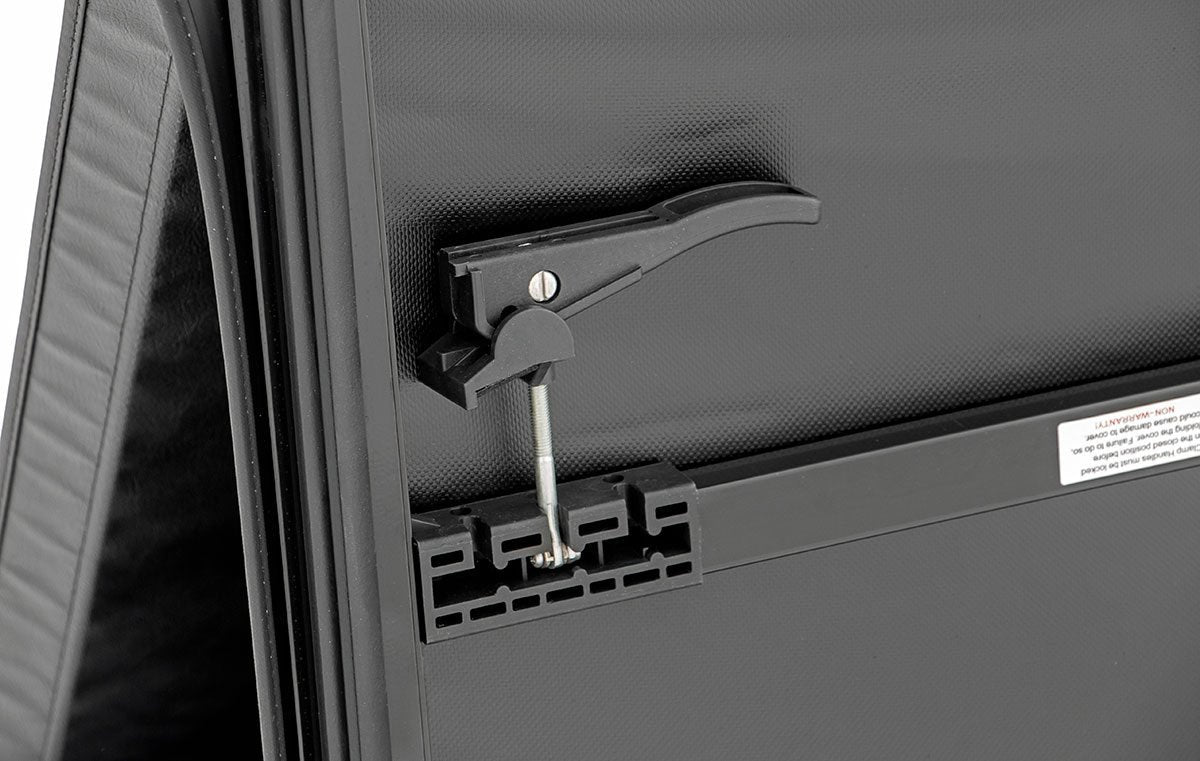 Rough Country 41214650 Tri-Fold Soft Tonneau Cover for 2014-2018 Silverado Sierra 1500 (6'7" Bed)