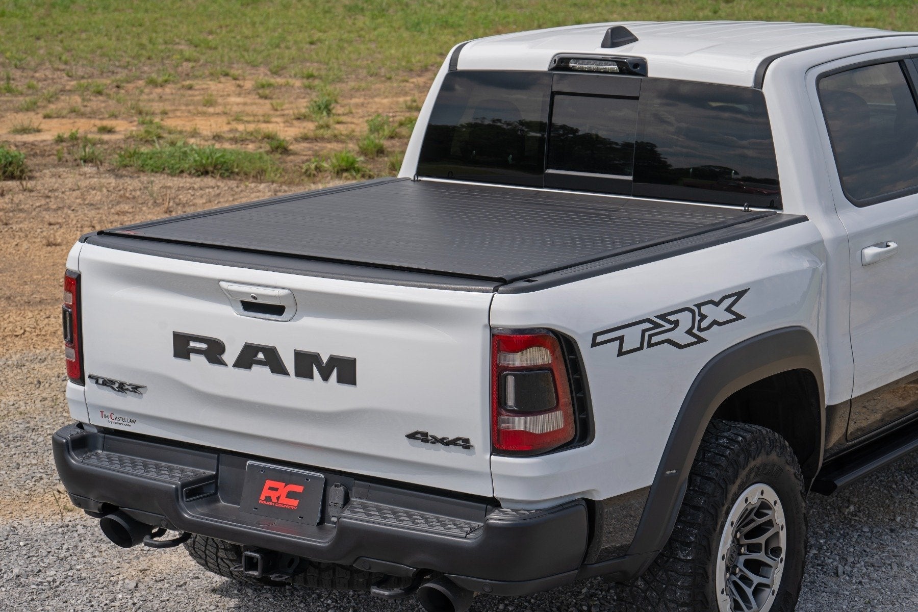 Rough Country Retractable Truck Bed Step for 2010-2018 Ram 1500