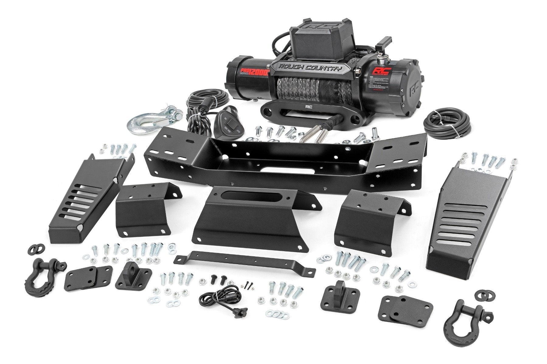 Rough Country Hidden Winch Mount Bumper for 2022-2024 Toyota Tundra