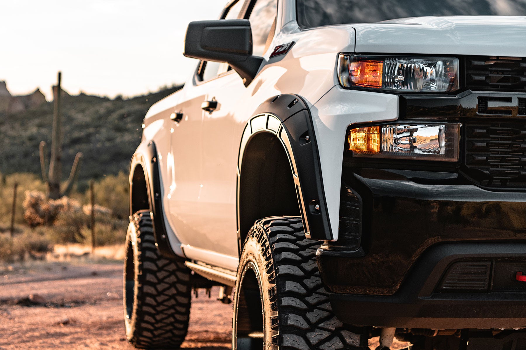 Defender Fender Flares | G9K Satin Steel | Chevy Silverado 1500 (19-26)