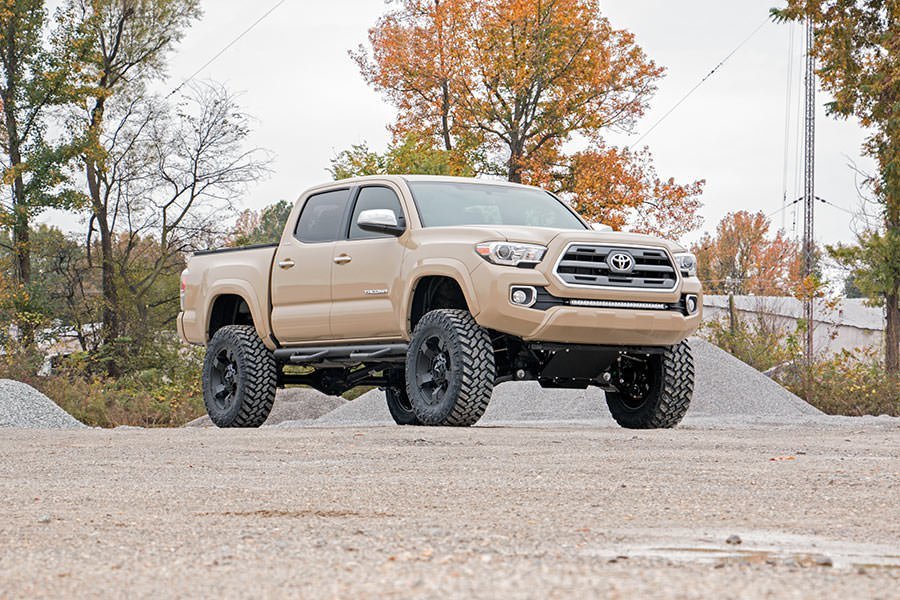 Rough Country Black Series LED Light Bar for 2016-2023 Toyota Tacoma - 30 in.