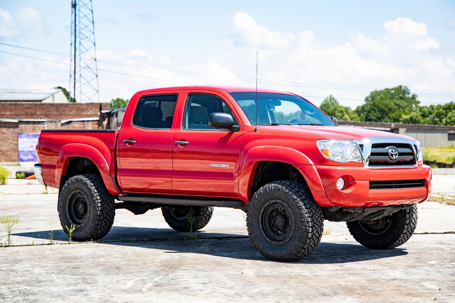 Rough Country 74252 Bolt On 3.5" Suspension Lift Kit for 2005-2023 Toyota Tacoma + Vertex Coilovers